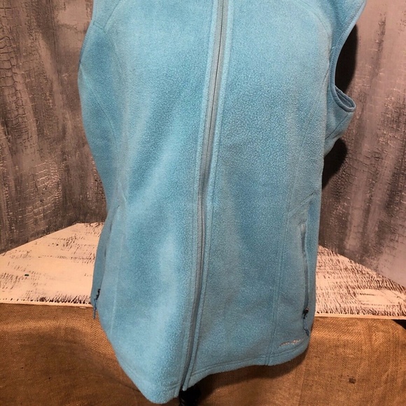 Eddie Bauer Blue Fleece Vest  XXL Polartec NWOT - Picture 7 of 7